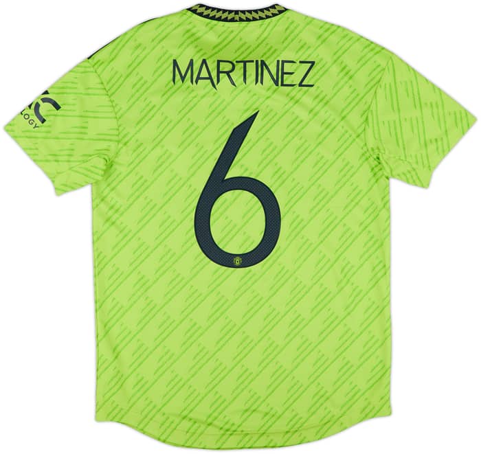 2022-23 Manchester United Authentic Third Shirt Martinez #6 - 10/10 - (M)