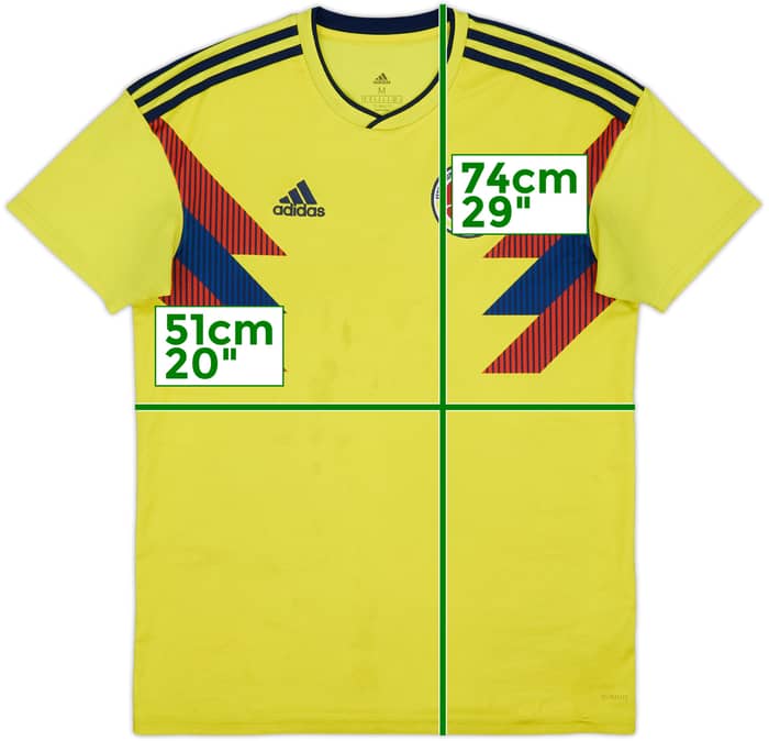 2018-19 Colombia Home Shirt - 5/10 - (M)