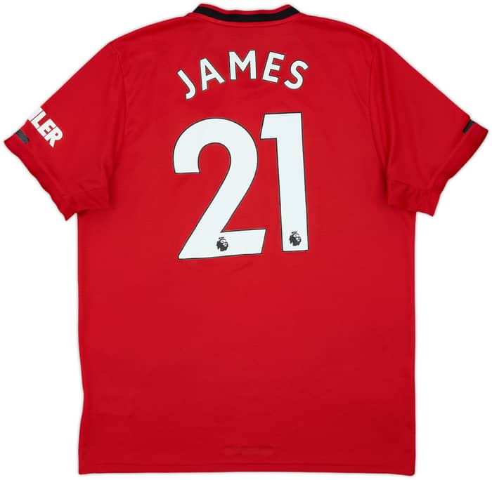 2019-20 Manchester United Home Shirt James #21 - 6/10 - (L)