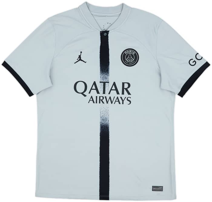 2022-23 Paris Saint-Germain Away Shirt Mbappe #7 - 8/10 - (L)