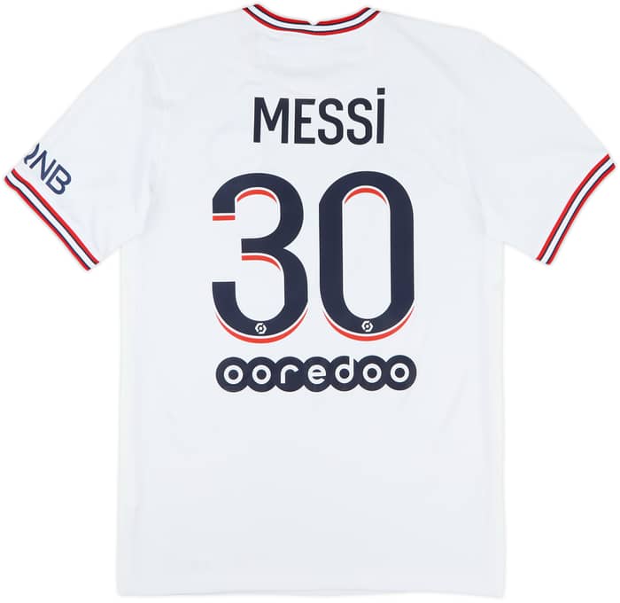 2021-22 Paris Saint-Germain Fourth Shirt Messi #30 - 8/10 - (S)