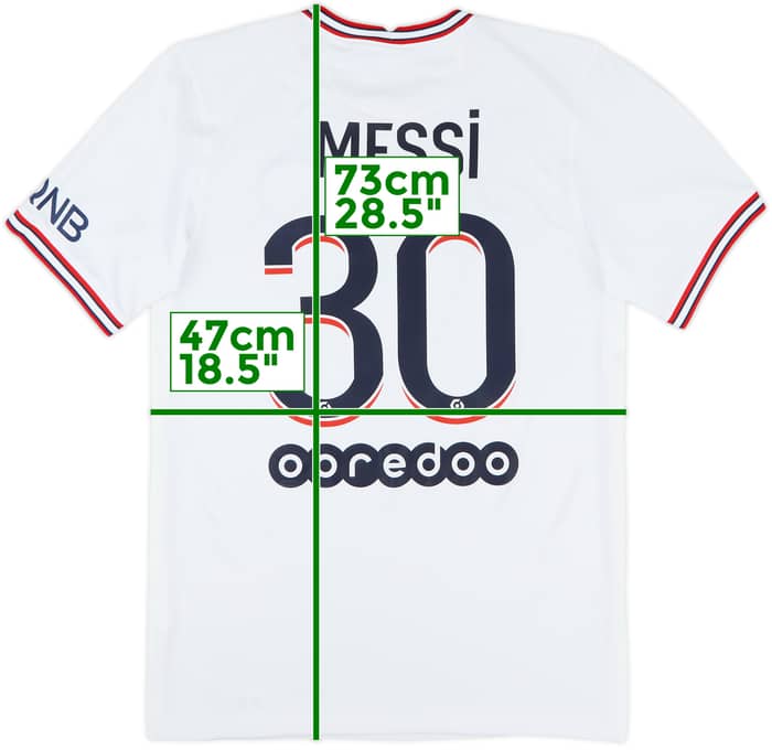 2021-22 Paris Saint-Germain Fourth Shirt Messi #30 - 8/10 - (S)