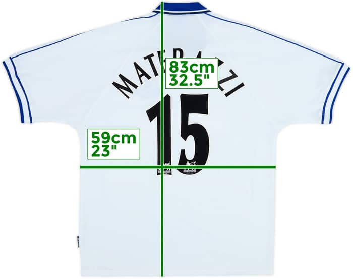 1998-99 Everton Away Shirt Materazzi #15 - 8/10 - (XL)