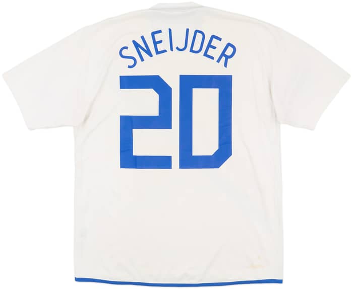 2006-08 Netherlands Away Shirt Sneijder #20 - 6/10 - (L)