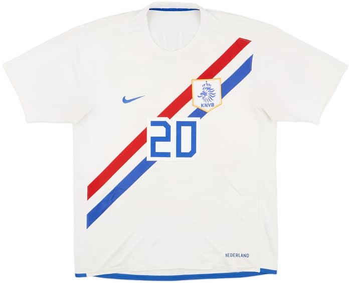 2006-08 Netherlands Away Shirt Sneijder #20 - 6/10 - (L)