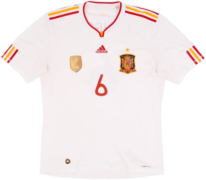 2011 Spain Away Shirt A. Iniesta #6 - 6/10 - (XL)