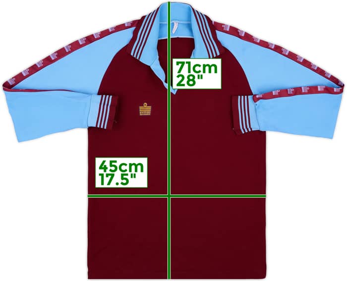 1980s Admiral Template L/S Shirt #12 - 4/10 - (XL.Boys)