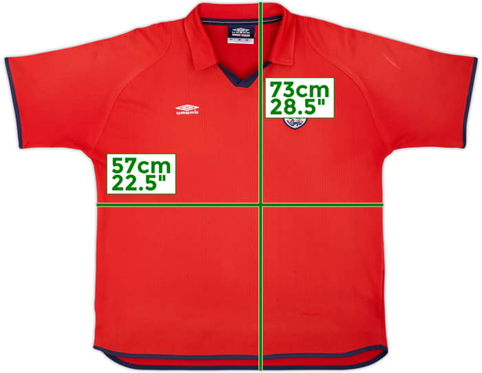 2002-04 England Umbro Training Shirt - 7/10 - (L)