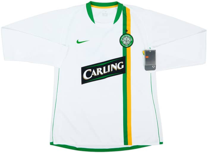 2006-08 Celtic Player Issue European L/S Shirt Nakamura #25 (XL)