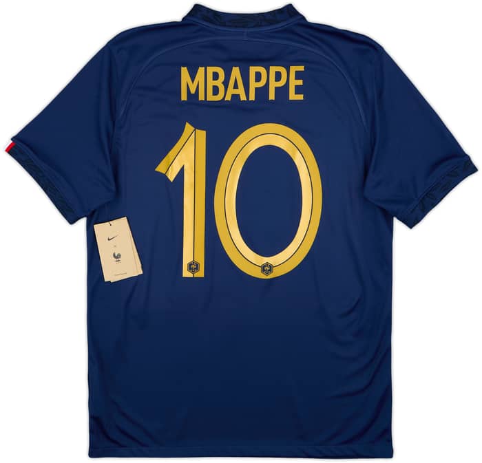 2022-23 France Home Shirt Mbappe #10 (M)