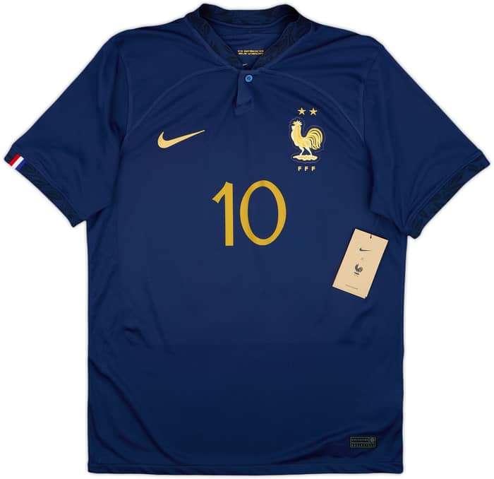 2022-23 France Home Shirt Mbappe #10 (M)