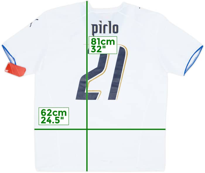 2006 Italy Away Shirt Pirlo #21 (XL)