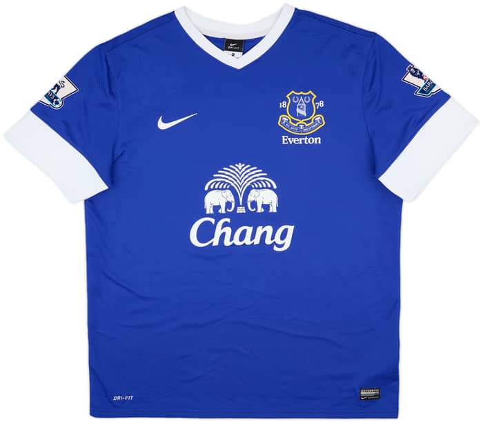 2012-13 Everton Home Shirt Mirallas #11 - 7/10 - (XL)