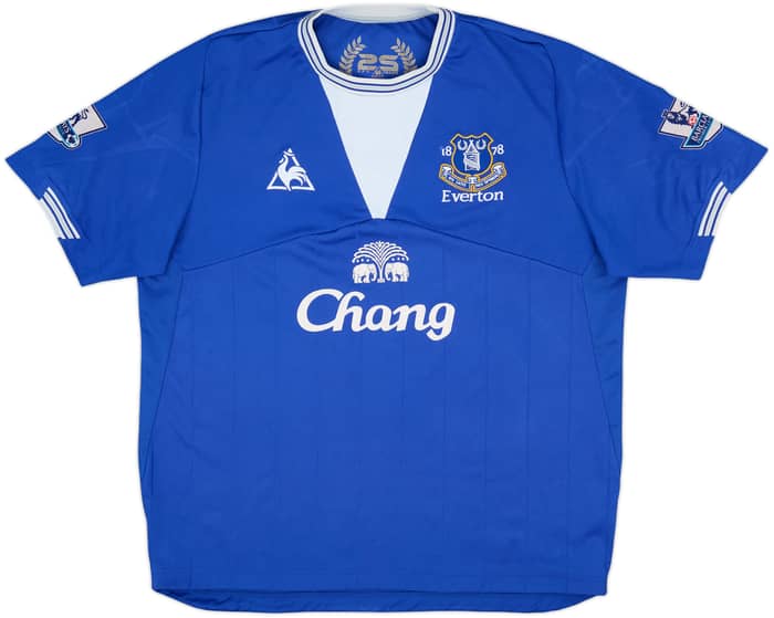 2009-10 Everton Home Shirt Jagielka #6 - 7/10 - (XL)