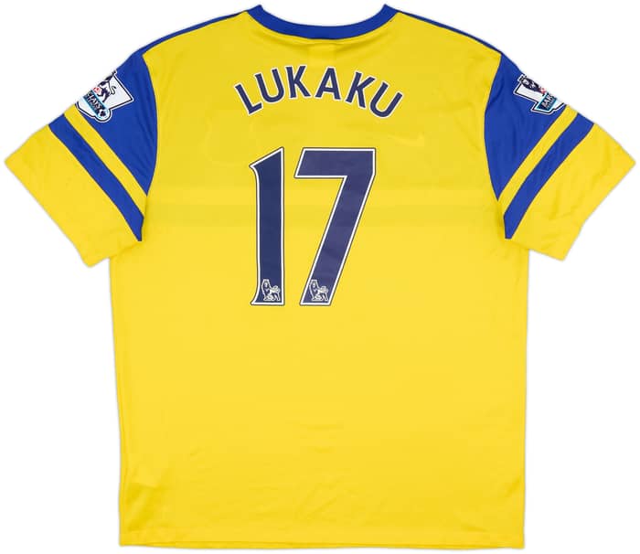 2013-14 Everton Away Shirt Lukaku #17 - 7/10 - (XL)