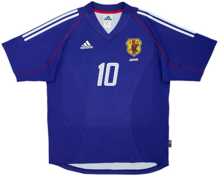 2002-04 Japan Home Shirt Nakamura #10 - 8/10 - (L)