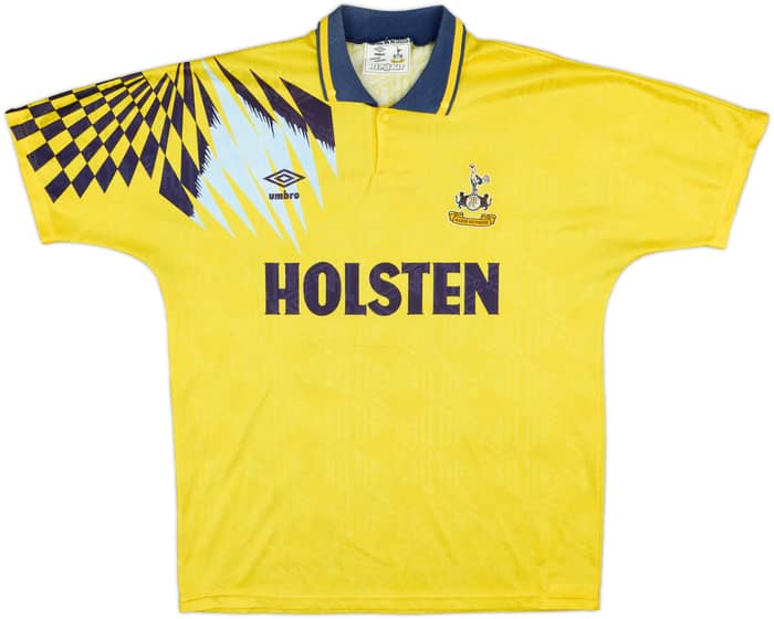 1991-95 Tottenham Away Shirt Klinsmann #18 - 8/10 - (L)