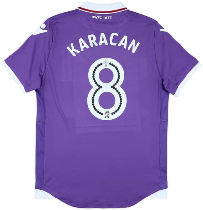2017-18 Bolton Away Shirt Karacan #8 - 6/10 - (L)