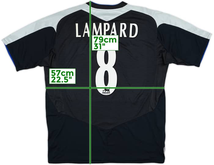2004-05 Chelsea Away Shirt Lampard #8 - 7/10 - (XL)