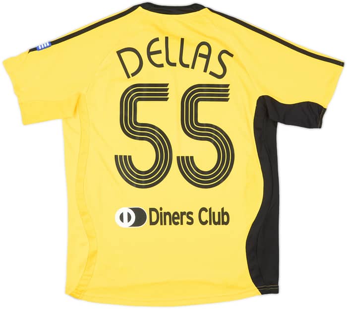 2006-07 AEK Athens Home Shirt Dellas #55 - 8/10 - (S)