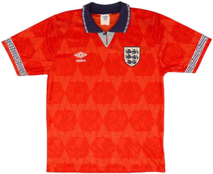 1990-93 England Away Shirt - 8/10 - (S)