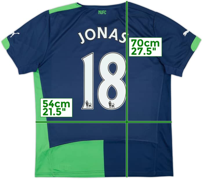 2014-15 Newcastle Third Shirt Jonas #18 - 8/10 - (M)
