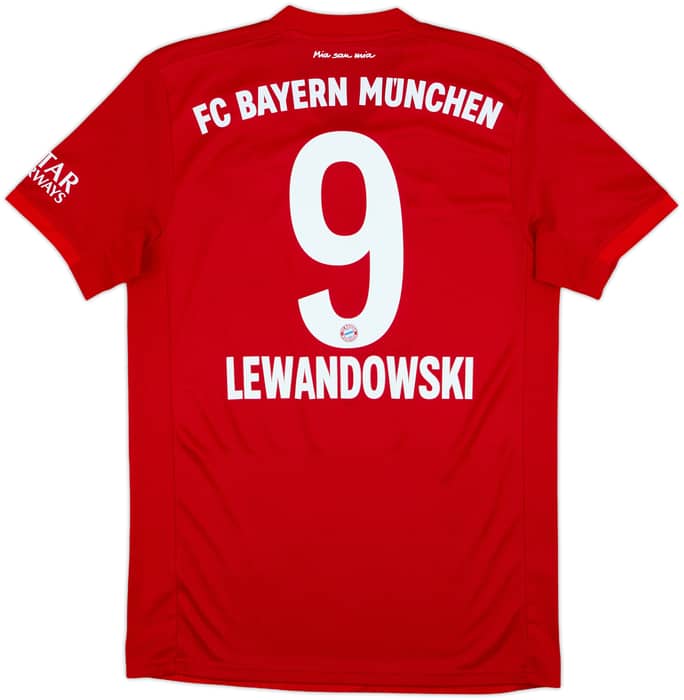 2019-20 Bayern Munich Home Shirt Lewandowski #9 - 10/10 - (S)