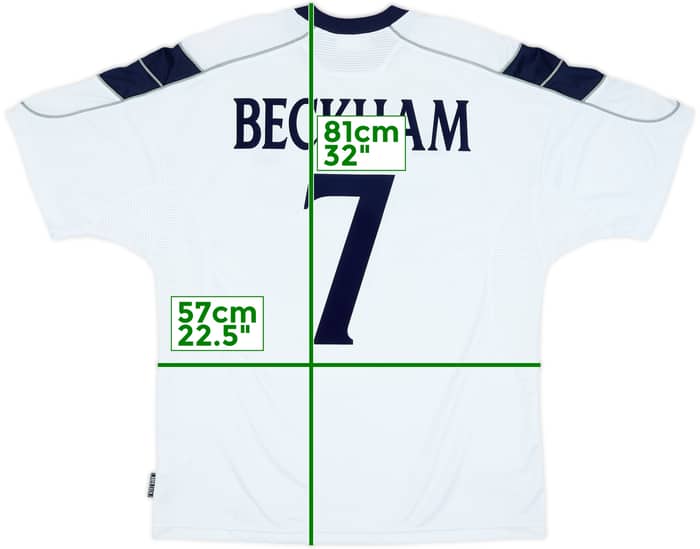 1999-00 Manchester United Third Shirt Beckham #7 - 7/10 - (XL)