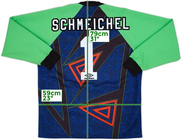 1994-96 Manchester United GK Shirt Schmeichel #1 - 8/10 - (XL)