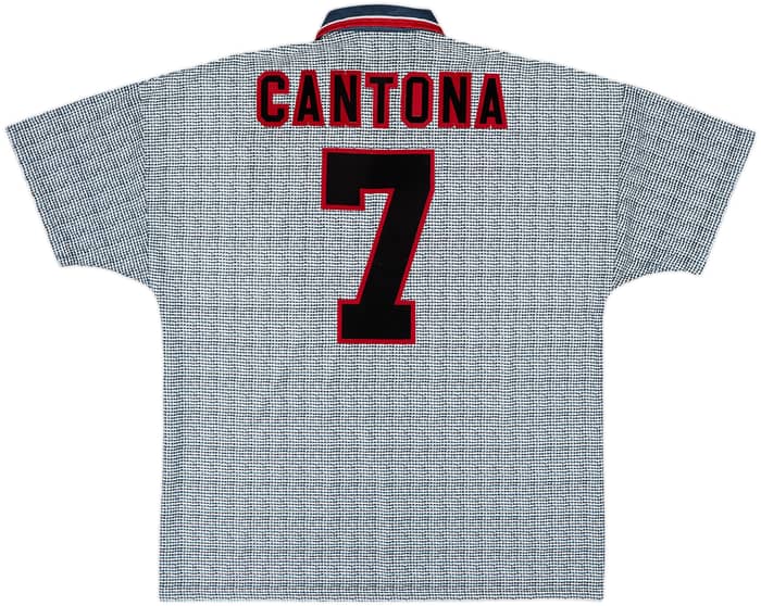 1995-96 Manchester United Away Shirt Cantona #7 - 9/10 - (XL)
