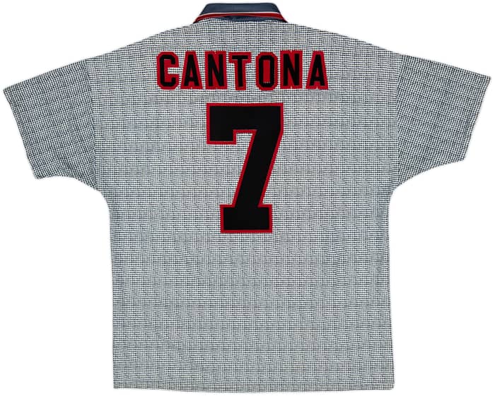 1995-96 Manchester United Away Shirt Cantona #7 - 6/10 - (XL)