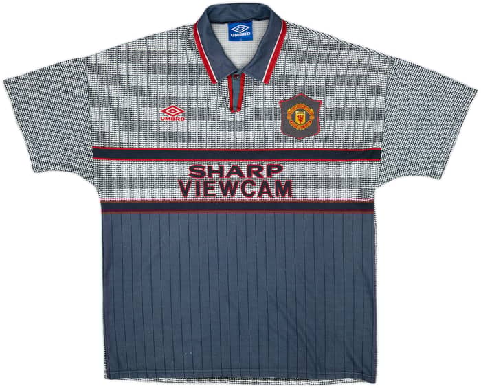 1995-96 Manchester United Away Shirt Cantona #7 - 6/10 - (XL)