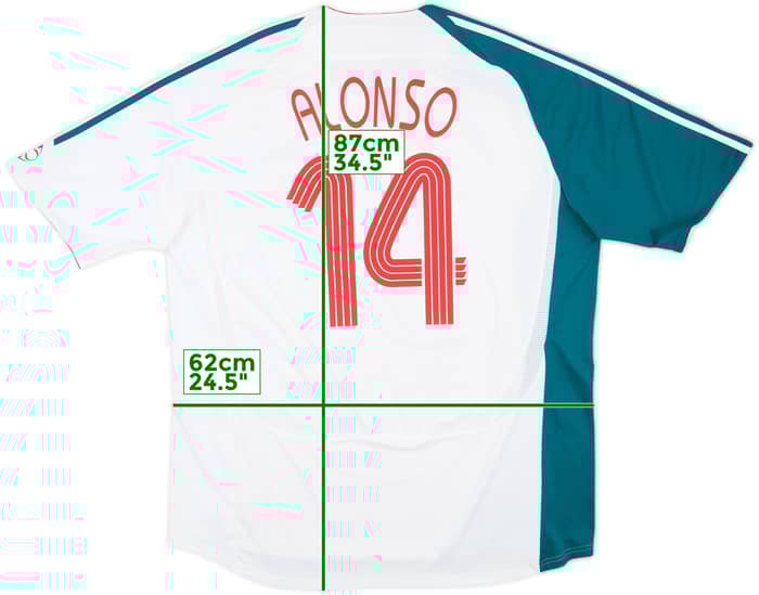 2006-07 Liverpool Third Shirt Alonso #14 - 7/10 - (XXL)