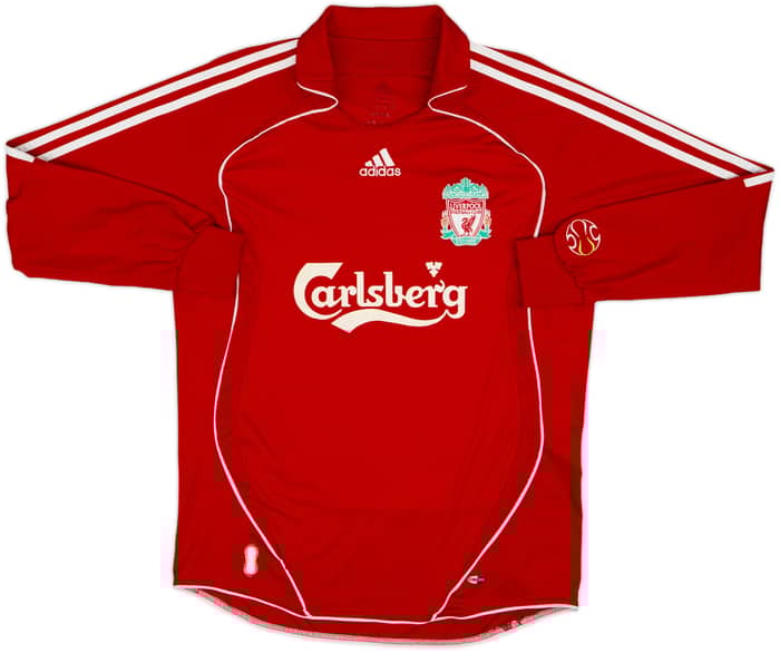 2006-08 Liverpool Home L/S Shirt Torres #9 - 8/10 - (M)