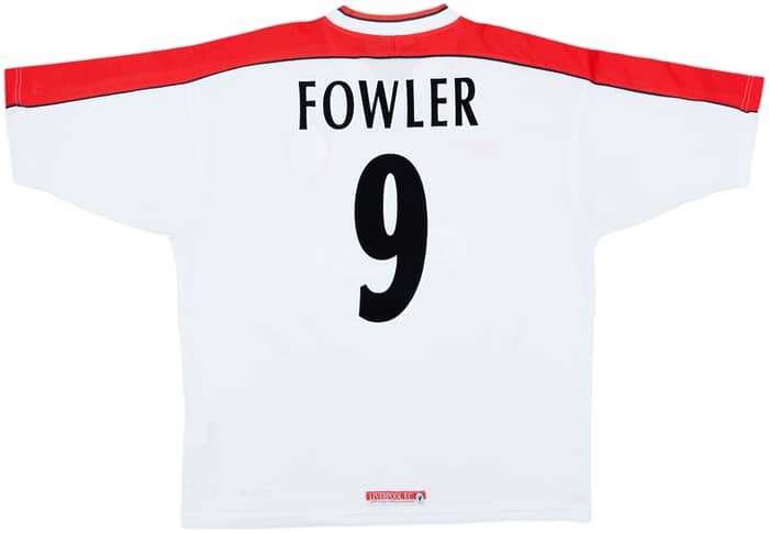 1998-99 Liverpool Away Shirt Fowler #9 - 7/10 - (L)