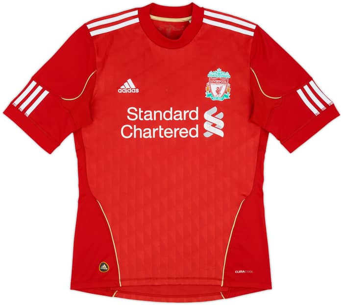 2010-12 Liverpool Home Shirt Gerrard #8 - 6/10 - (S)