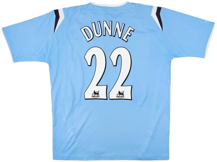 2004-05 Manchester City Home Shirt Dunne #22 - 6/10 - (XL)