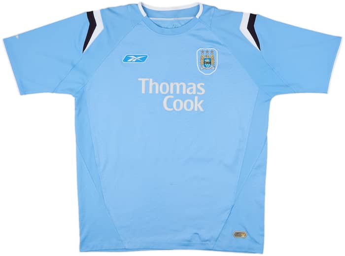 2004-05 Manchester City Home Shirt Dunne #22 - 6/10 - (XL)