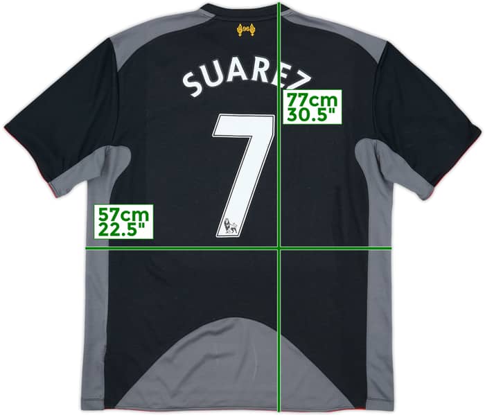 2012-13 Liverpool Away Shirt Suarez #7 - 6/10 - (XXL)