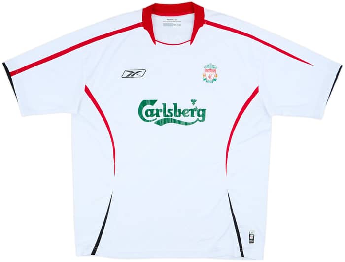 Camiseta de visitante del Liverpool 2005-06 Alonso #14 - 9/10 - (XL)
