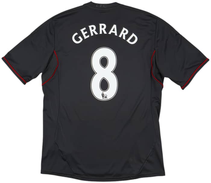 2011-12 Liverpool Away Shirt Gerrard #8 - 6/10 - (L)