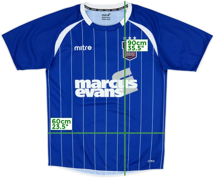 2011-12 Ipswich Home Shirt - 8/10 - (M)