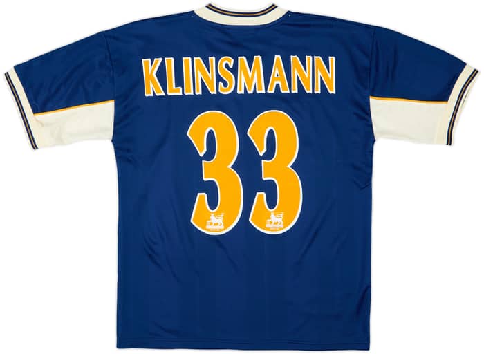 1997-98 Tottenham Away Shirt Klinsmann #33 - 8/10 - (S)