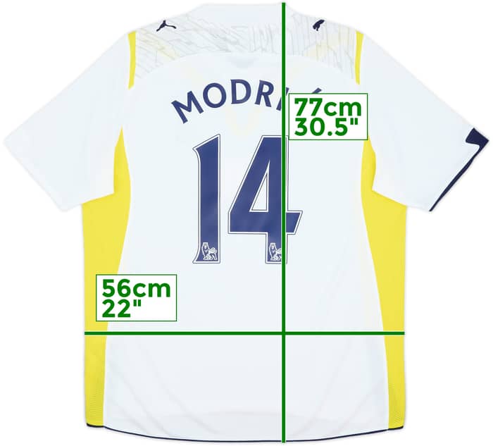 2009-10 Tottenham Home Shirt Modric #14 - 8/10 - (M)