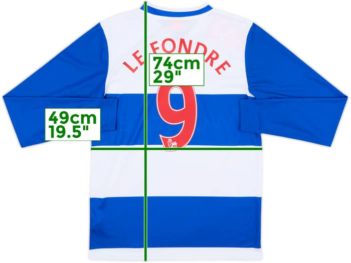 2012-13 Reading Home L/S Shirt Le Fondre #9 - 10/10 - (M)