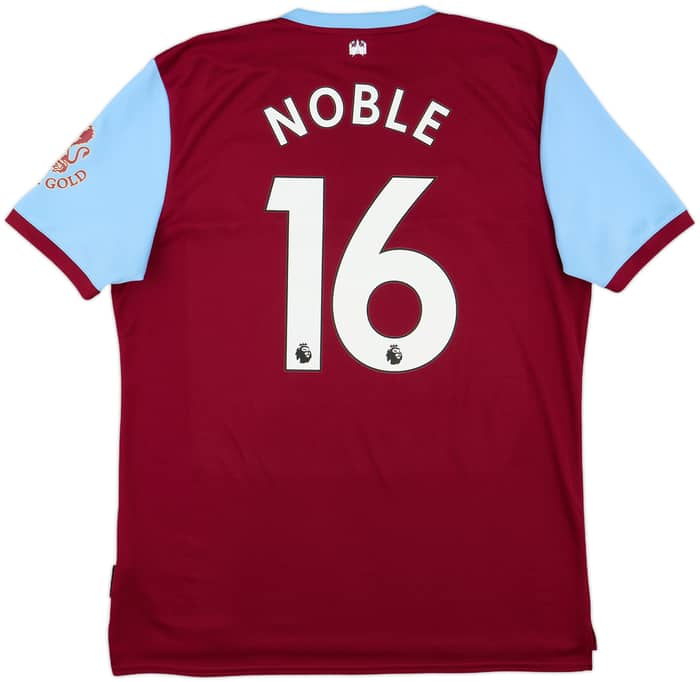 2019-20 West Ham Home Shirt Noble #16 - 8/10 - (XL)