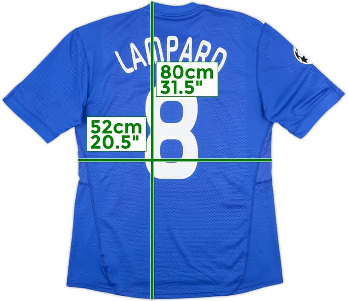 2009-10 Chelsea Home Shirt Lampard #8 - 8/10 - (L)