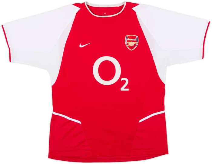 2002-04 Arsenal Home Shirt Bergkamp #10 - 8/10 - (M)