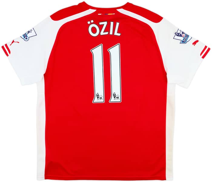 2014-15 Arsenal Home Shirt Ozil #11 - 5/10 - (XL)