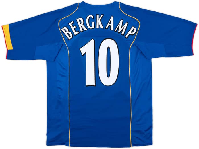 2004-06 Arsenal Away Shirt Bergkamp #10 - 8/10 - (L)